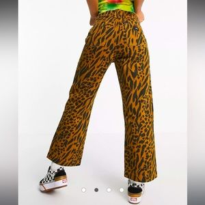 ^^ OBEY Tiger Print Jeans ^^ 30 Waist. AMAZING. Wide Leg.